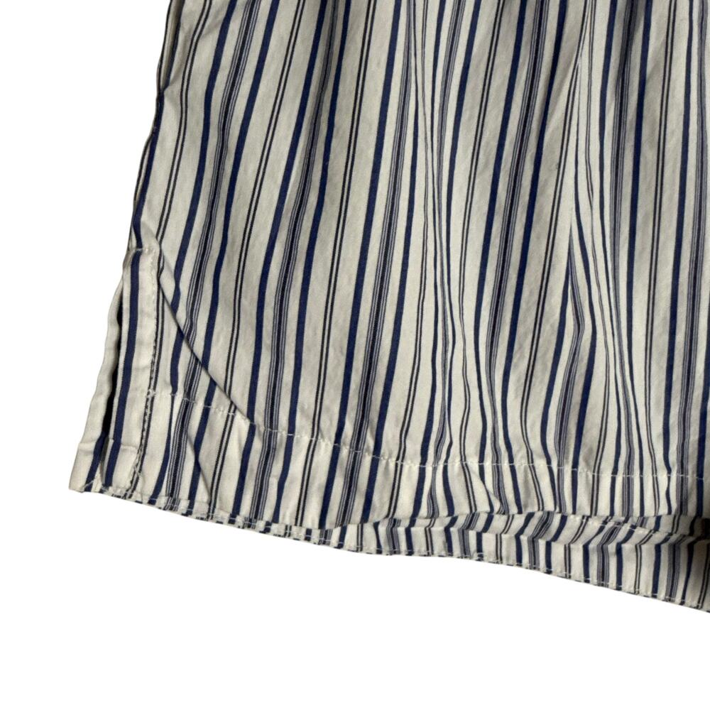 Ronny Kobo Maja Blue White Striped Button Up Top Shorts Set Coastal S - Picture 11 of 15